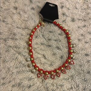 Elegant Red and Gold Necklace
